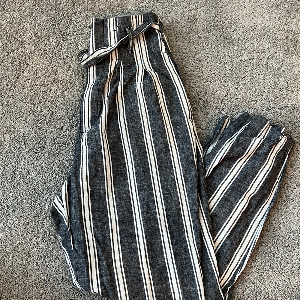 Abercrombie linen pants with belt - Size S
